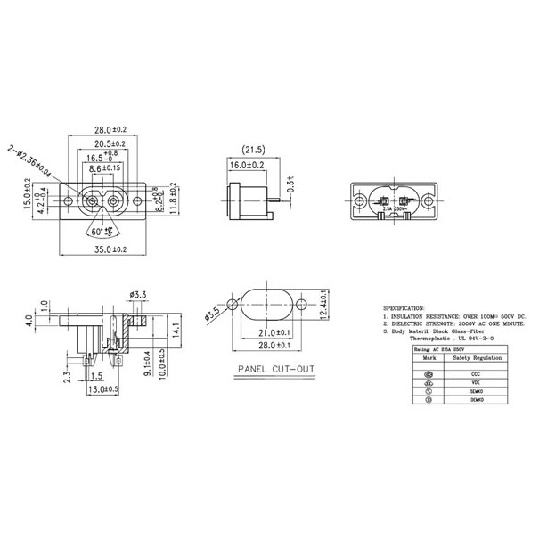 EMBASE MALE BIPOLAIRE