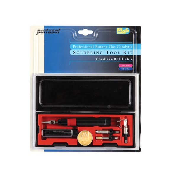 KIT FER À SOUDER PORTASOL SEMI-PROFESSIONNEL (P-1K)