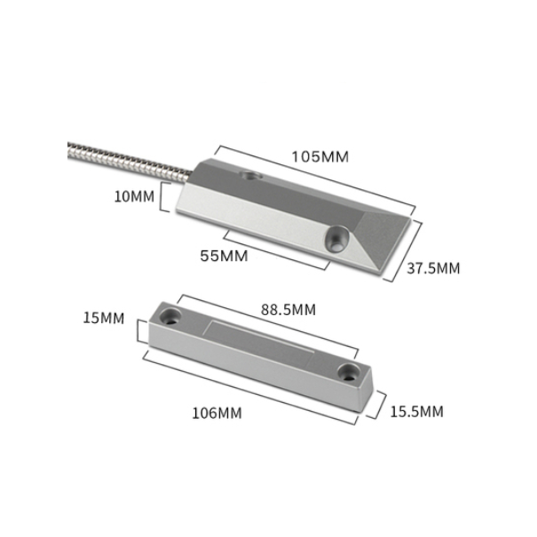 Contact magnétique pour porte de garage - contact normalement fermé - OC-55