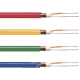 CABLE MICRO 2X0.25 BLINDE JAUNE