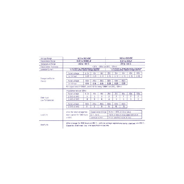 CONDENSATEUR CHIMIQUE RADIAL 100µF / 35V