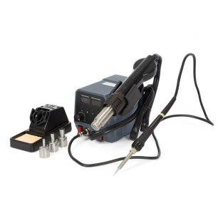 STATION À AIR CHAUD POUR COMPOSANTS CMS - 2 EN 1.