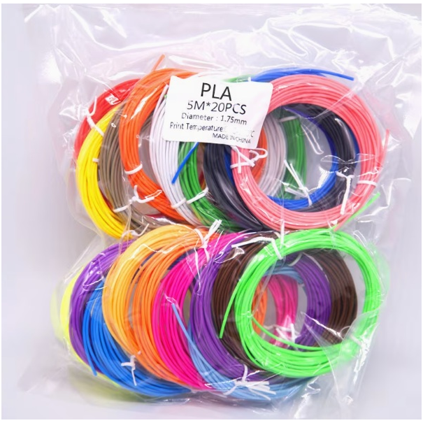 Kit de 20 couleurs filament 1,75 mm pour stylo 3D