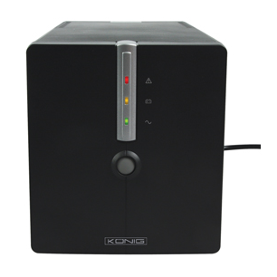 UPS DE SAUVEGARDE 1000VA / 600WATTS - 4 PRISES FEMELLE EUROPE - BATTERIE 12V 7AMP