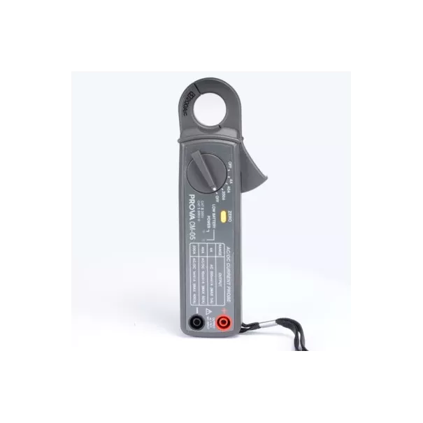 Pince ampèremétrique à utiliser sur un multimètre standard - range 4a - 40a -200a