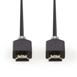 Câble hdmi™ haute vitesse avec ethernet connecteur hdmi™ - connecteur hdmi™ 10,0 m anthracite