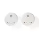 Detecteur de fumee interconectable - 2 pieces