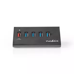 Hub usb - usb micro-b femelle - usb-a femelle - 5-port port(s) - qc3.0 / usb 3.2 gen 1